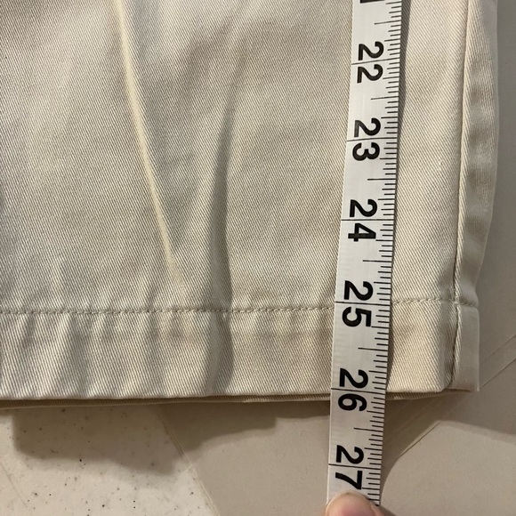 VTG Talbots Pants Women’s Sz 16 Ivory Cotton Wrinkle Resistant Office Casual  - Picture 8 of 8